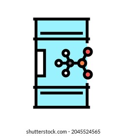 nitromethane barrel color icon vector. nitromethane barrel sign. isolated symbol illustration