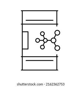nitromethane barrel line icon vector. nitromethane barrel sign. isolated contour symbol black illustration