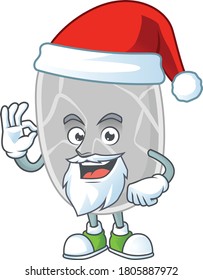 Nitrospirae Santa cartoon design concept with ok finger. Vector illustration