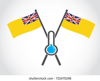 Niue Emblem Low Temperature