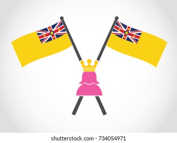 Niue Emblem Queen