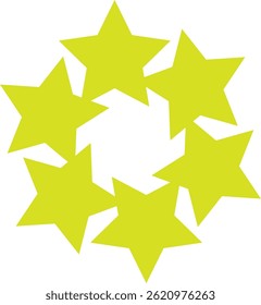 niw abstract star background logo