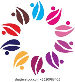 Ahora conjunto de iconos vectoriales de flores logo