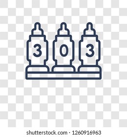 Nixie icon. Trendy Nixie logo concept on transparent background from Science collection
