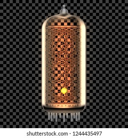 Nixie tube indicator lamp with symbol