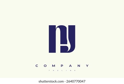 NJ Abstract Geometric Logo Design. Modern and elegant logo design with simplistic typography elements, showcasing branding excellence.