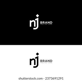 NJ, JN letter branding logo