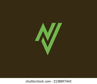 plantilla vectorial de diseño del logotipo de NJ JN