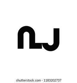 Nj Letter Logo Stock Vector (Royalty Free) 1183202737 | Shutterstock