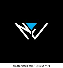 NJ letter logo creative design with vector graphic, NJ simple and modern logo.