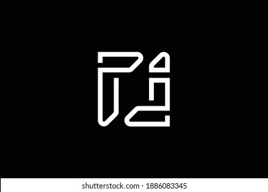 NJ letter logo design on luxury background. JN monogram initials letter logo concept. NJ icon design. JN elegant and Professional white color letter icon design on black background. 