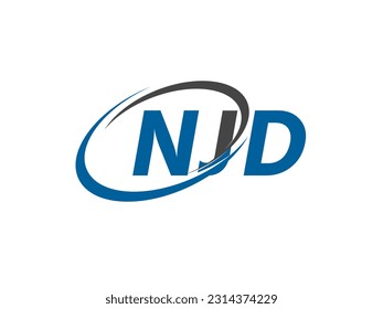 NJD-Brief kreatives, modernes, elegantes Logo-Design