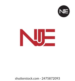 NJE Logo Letter Monogram Design
