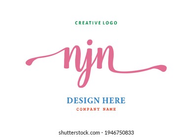 El logotipo de la inscripción de NJN es sencillo, fácil de entender y autorizado