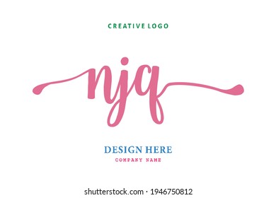 NJQ lettering logo is simple, easy to understand and authoritative