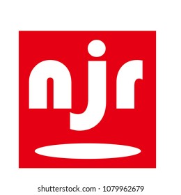 njr letter vector logo