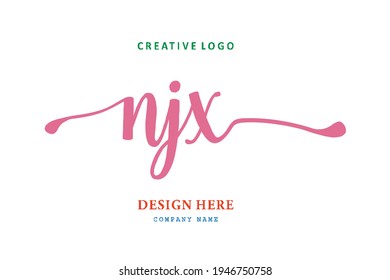 NJX lettering logo is simple, easy to understand and authoritative