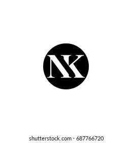 Nk Letter Logo