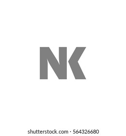 Nk Letter Vector Logo