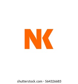nk letter vector logo