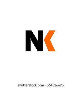 Nk Letter Vector Logo