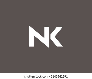 Nk Logo Design Vector Template Stock Vector (Royalty Free) 2143542291 ...