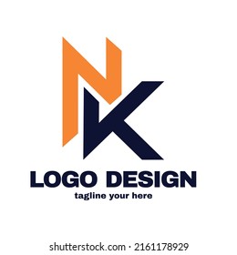 Nk logo template design for commercial and personal uses. all about graphic designs, logos, brand identity, vector elements, etc. Graphic uploads for commercial uses, 