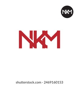 NKM Logo Letter Monogram Design