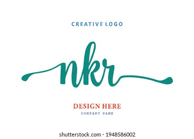 NKR lettering logo is simple, easy to understand and authoritative