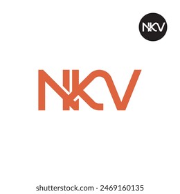 NKV Logo Letra Monograma Diseño