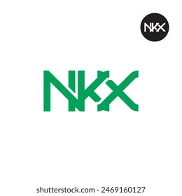 NKX Logo Letter Monogram Design