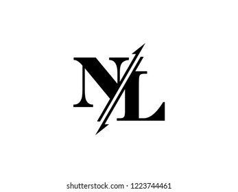 NL initials logo sliced