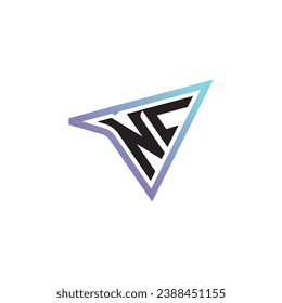 NL letter combination cool logo esport or gaming initial logo as a inspirational concept design