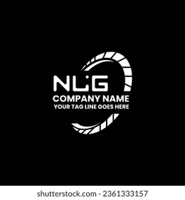 NLG letter logo vector design, NLG simple and modern logo. NLG luxurious alphabet design  