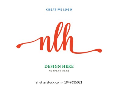 NLH lettering logo is simple, easy to understand and authoritative