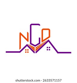 NLO Real State logo design, NLO simple and modern logo. NLO luxurious alphabet design  