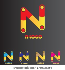 N-logo is a logo design. A very unique and different logo. Because this logo fun priority. With that I give bright colors in this logo.