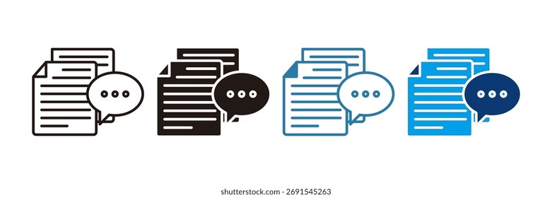 Nlp Icon Set Multiple Style Collection