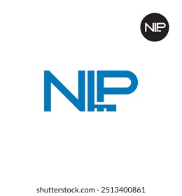 NLP Logo Letter Monogram Design