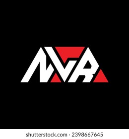 NLR triangle letter logo design with triangle shape. NLR triangle logo design monogram. NLR triangle vector logo template with red color. NLR triangular logo Simple, Elegant, and Luxurious design.