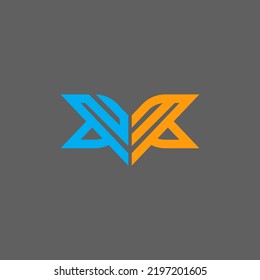 NM letter logo creative design with vector graphic, NM simple and modern logo.