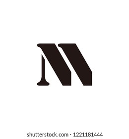 nm letter vector logo. nn letter vector logo