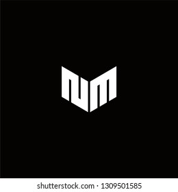 NM Logo Letter ininial Designs Templete