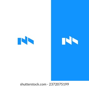 NM, logotipo de marca de letras MN