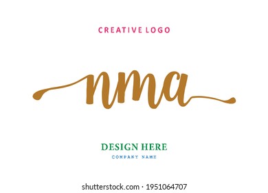 NMA lettering logo is simple, easy to understand and authoritative