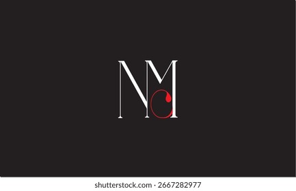 NMD, DMN ABSTRACT LETTER LOGO MONOGRAM