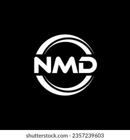 NMD Logo Design, Inspiration for a Unique Identity. Modern Elegance and Creative Design. Watermark Your Success with the Striking this Logo.