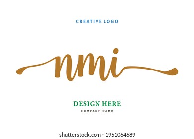 NMI lettering logo is simple, easy to understand and authoritative