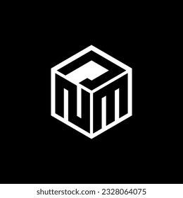 NMJ letter logo design in illustration. Vector logo, calligraphy designs for logo, Poster, Invitation, etc.