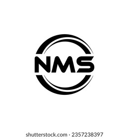 NMS Logo Design, Inspiration for a Unique Identity. Modern Elegance and Creative Design. Watermark Your Success with the Striking this Logo.